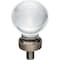 Jeffrey Alexander 1-1/16" Diameter Brushed Oil Rubbed Bronze Sphere Glass Harlow Cabinet Knob G130DBAC - alternate 1